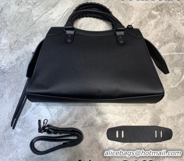 Low Price Balenciaga Neo Classic Small Bag in Grained Calfskin 638511 All Black