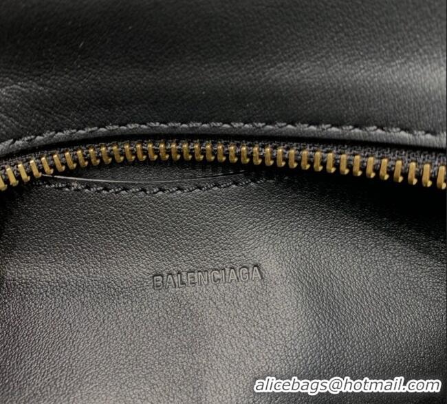 Promotional Balenciaga Neo Classic Mini Top Handle Bag in Smooth Calfskin 10439 Black/Gold