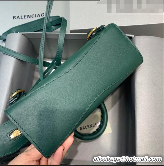 Buy Discount Balenciaga Neo Classic Mini Top Handle Bag in Smooth Calfskin 10441 Green/Gold