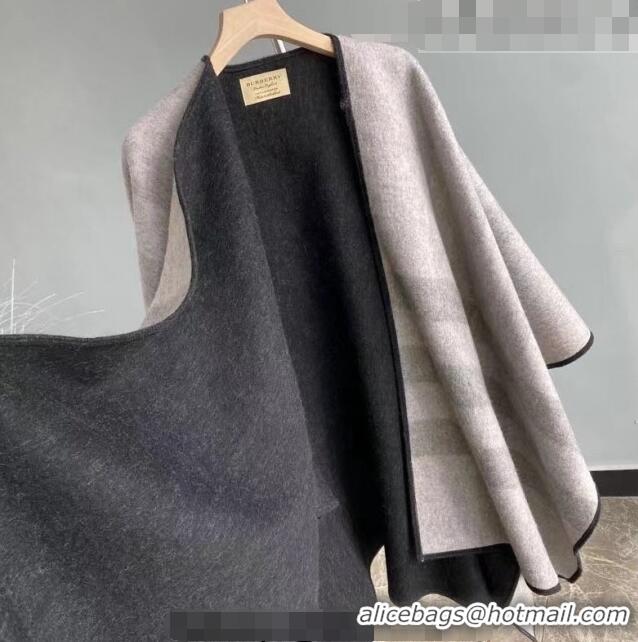 Most Popular Burberry Cashmere Cape140x140cm 0815 Grey/Black 2023