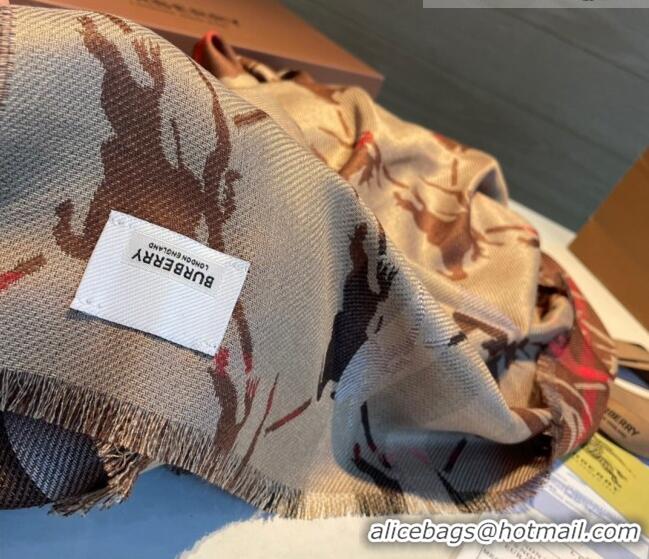 Buy Cheapest Burberry Printed Check Long Scarf 70x220cm 0815 2023