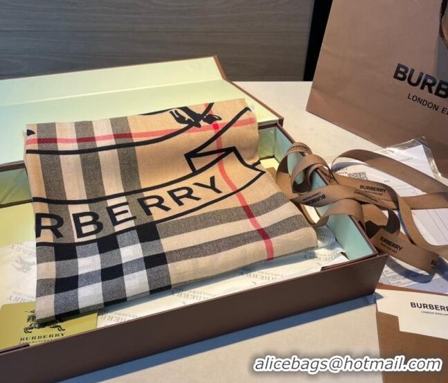 Pretty Style Burberry Printed Classic Check Long Scarf 90x200cm B5063 2023