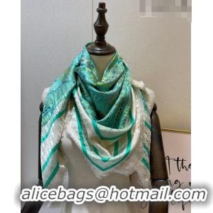 Promotional Dior Silk Sqaure Scarf 110x110cm D30909 Green