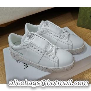 Top Quality Valentino Open for a Change Sneakers in White Calfskin 427021