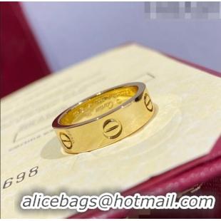 Buy Fashionable Cartier Love Ring CR221012 Yellow Gold