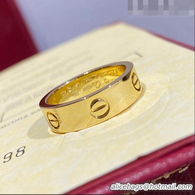 Buy Fashionable Cartier Love Ring CR221012 Yellow Gold