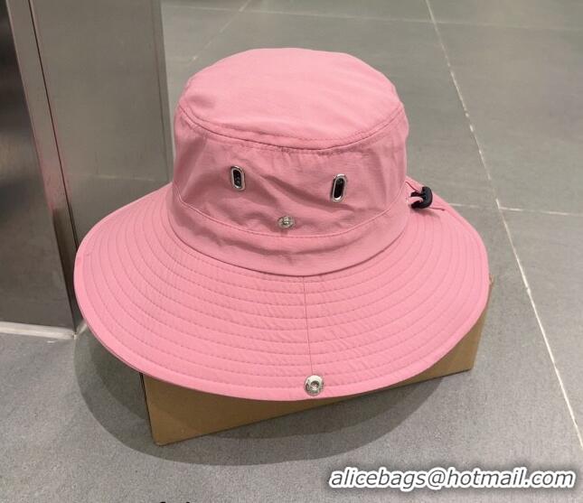 Top Grade Prada Canvas Bucket Hat 0706 Pink 2023