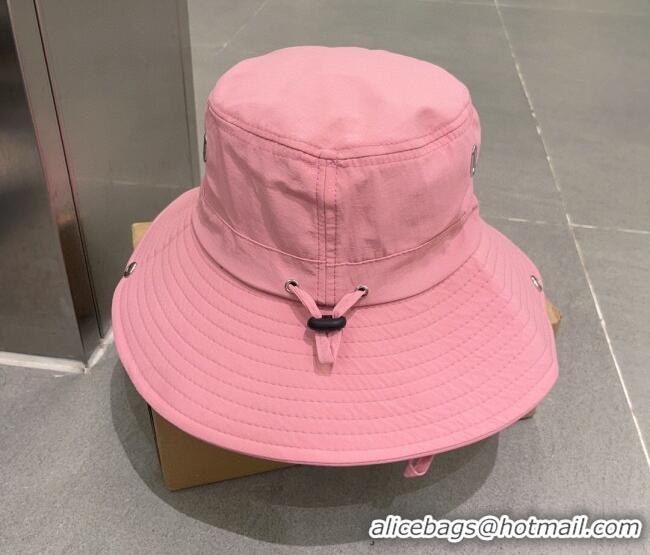 Top Grade Prada Canvas Bucket Hat 0706 Pink 2023