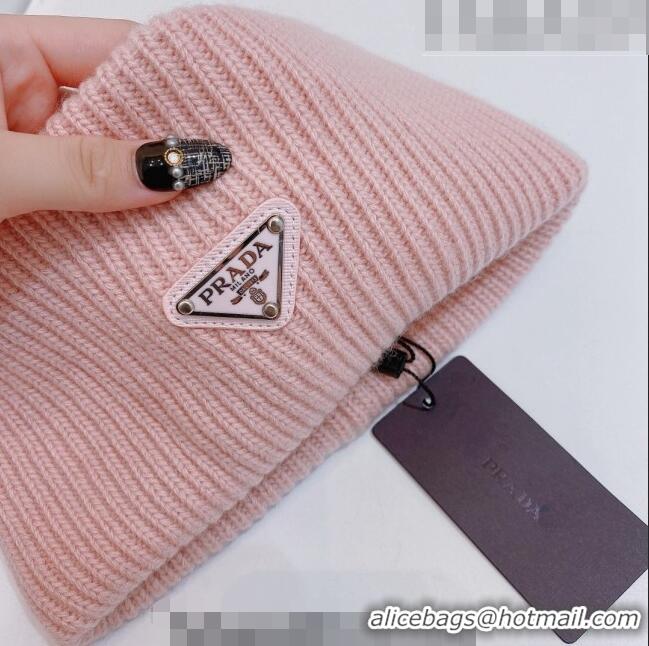 Promotional Cheapest Prada Knit Hat 0802 Pink 2023