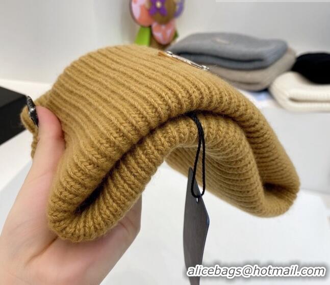 Popular Style Prada Knit Hat 0802 Gold 2023