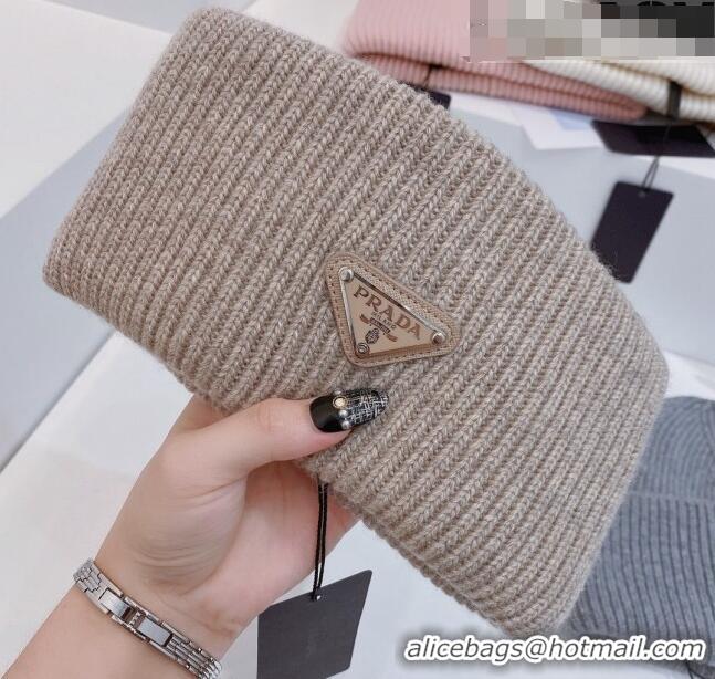 Reasonable Price Prada Knit Hat 0802 Beige 2023