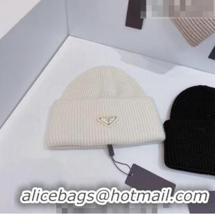 Unique Grade Prada Knit Hat 0802 White 2023