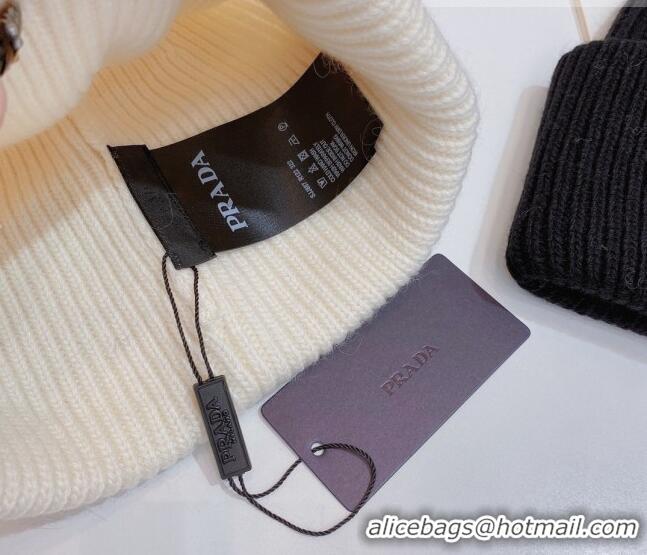 Unique Grade Prada Knit Hat 0802 White 2023