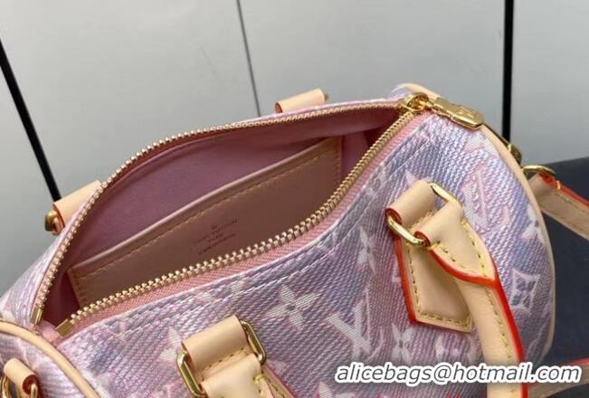 Grade Design Louis Vuitton Speedy Bandouliere 20 M22849 Monoglam Rose