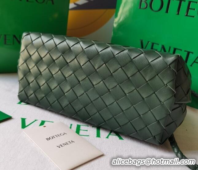 Top Quality Bottega Veneta Small Andiamo Top Handle Bag in Intrecciato Leather 743568 Raintree Green 2023