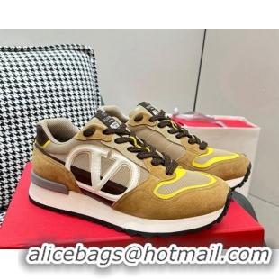 Best Price Valentino Vlogo Pace Low-top Sneakers Brown 626003