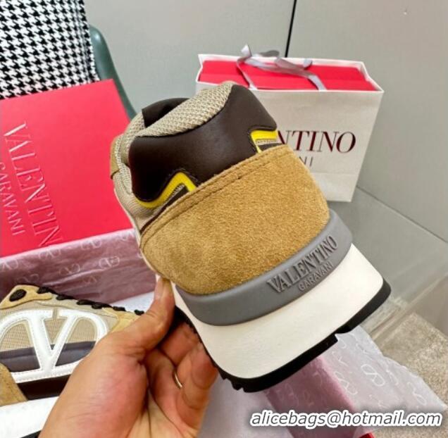 Best Price Valentino Vlogo Pace Low-top Sneakers Brown 626003