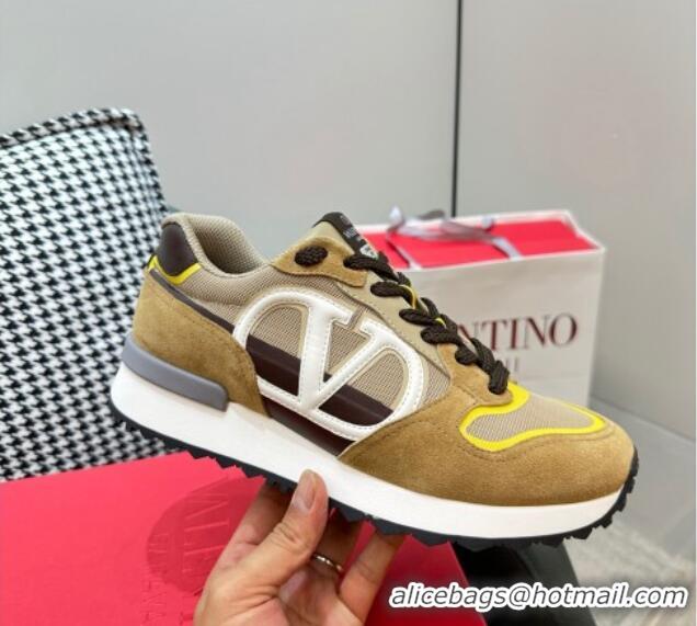 Best Price Valentino Vlogo Pace Low-top Sneakers Brown 626003