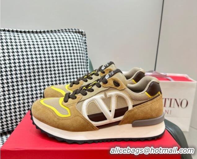 Best Price Valentino Vlogo Pace Low-top Sneakers Brown 626003