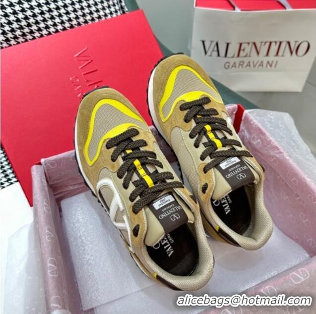 Best Price Valentino Vlogo Pace Low-top Sneakers Brown 626003