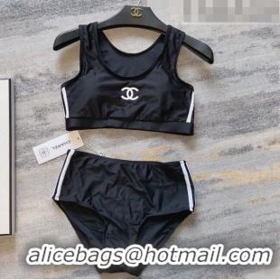 ​New Fashion Chanel Swimwear 0713 Black 2023