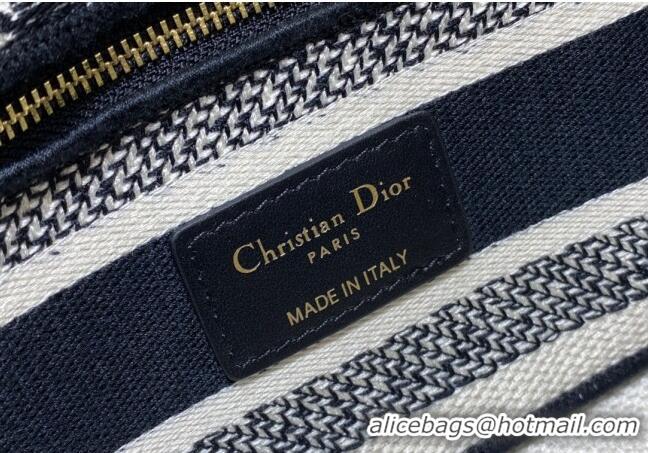 Grade Design Dior Medium Lady D-Joy Bag in Black and White Houndtooth Embroidery CD4059 2023