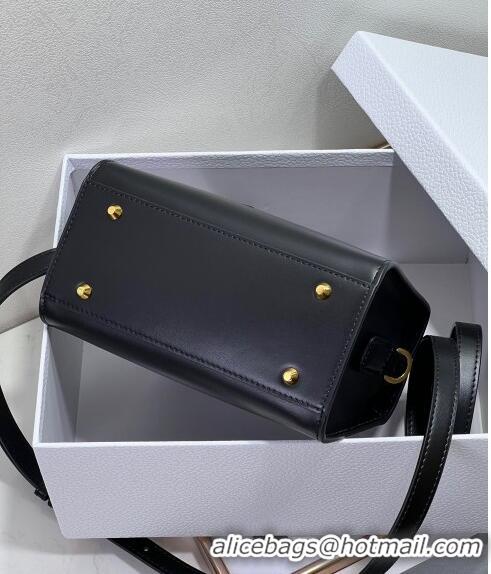 Super Quality Dior Small Boston Bag in Box Calfskin CD4063 Black 2023