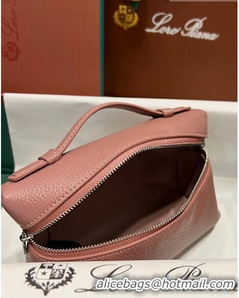 Good Quality Loro Piana Extra Pocket L19 Pouch in Calfskin LP5437 Pink 02/Silver 2023