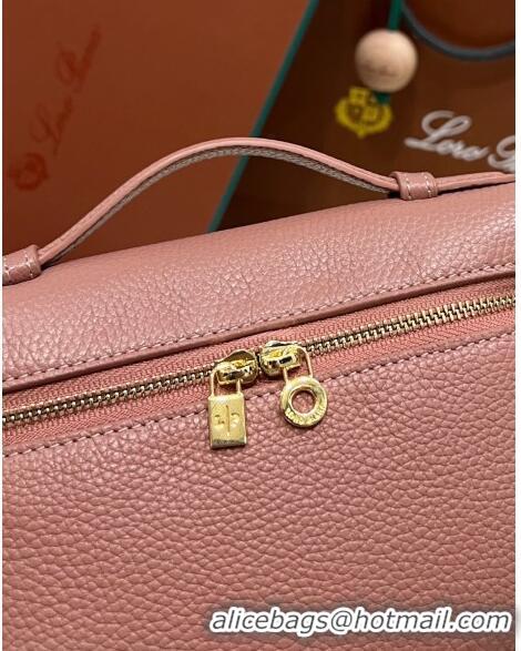 Discount Loro Piana Extra Pocket L19 Pouch in Calfskin LP5437 Pink 02/Gold 2023