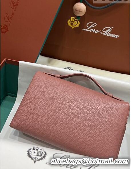 Discount Loro Piana Extra Pocket L19 Pouch in Calfskin LP5437 Pink 02/Gold 2023