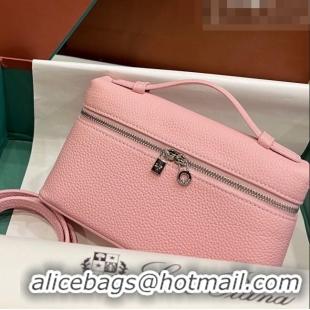 Market Sells Loro Piana Extra Pocket L19 Pouch in Calfskin LP5437 Pink/Silver 2023