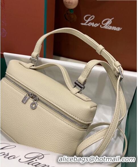 Affordable Price Loro Piana Extra Pocket L19 Pouch in Calfskin LP5437 Beige/Silver 2023