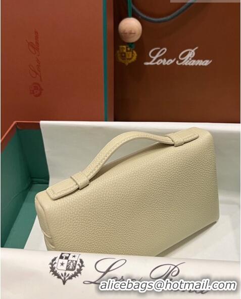 Buy Fashionable Loro Piana Extra Pocket L19 Pouch in Calfskin LP5437 Beige/Gold 2023