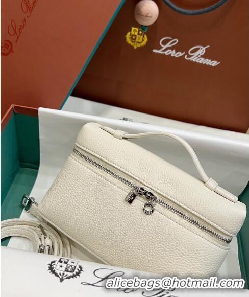 Well Crafted Loro Piana Extra Pocket L19 Pouch in Calfskin LP5437 Off-white/Silver 2023