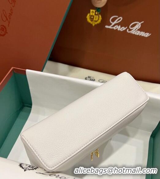 Traditional Specials Loro Extra Pocket L19 Pouch in Calfskin LP5437 White/Gold 2023