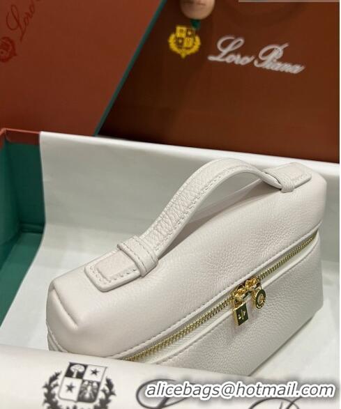 Traditional Specials Loro Extra Pocket L19 Pouch in Calfskin LP5437 White/Gold 2023