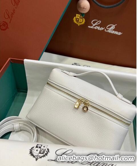 Traditional Specials Loro Extra Pocket L19 Pouch in Calfskin LP5437 White/Gold 2023