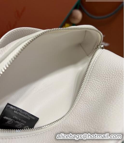 Good Looking Loro Extra Pocket L19 Pouch in Calfskin LP5437 White/Silver 2023