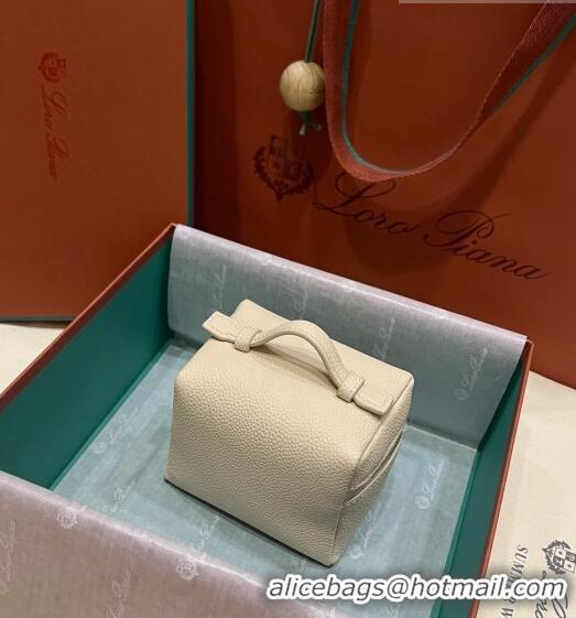 Famous Brand Loro Piana Extra Pocket L11.5 Pouch in Calfskin LP5439 Beige/Silver 2023