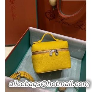 Grade Design Loro Piana Extra Pocket L11.5 Pouch in Calfskin LP5439 Yellow/Silver 2023