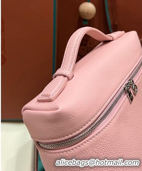 Promotional Loro Piana Extra Pocket Backpack Bag L23.5 in Calfskin LP5440 Light Pink/Silver 2023