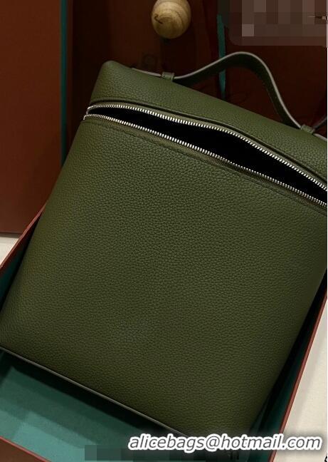 Classic Specials Loro Piana Extra Pocket Backpack Bag L23.5 in Calfskin LP5445 Green 2 2023