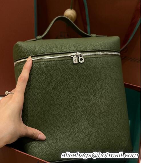 Classic Specials Loro Piana Extra Pocket Backpack Bag L23.5 in Calfskin LP5445 Green 2 2023