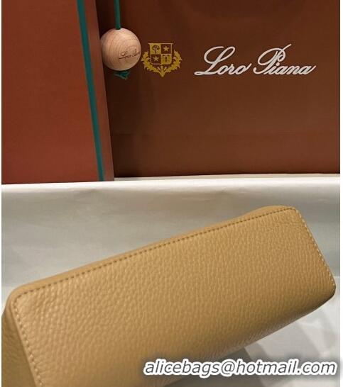 Well Crafted Loro Piana Extra Pocket Pouch L19 in Calfskin LP5447 Apricot 2023