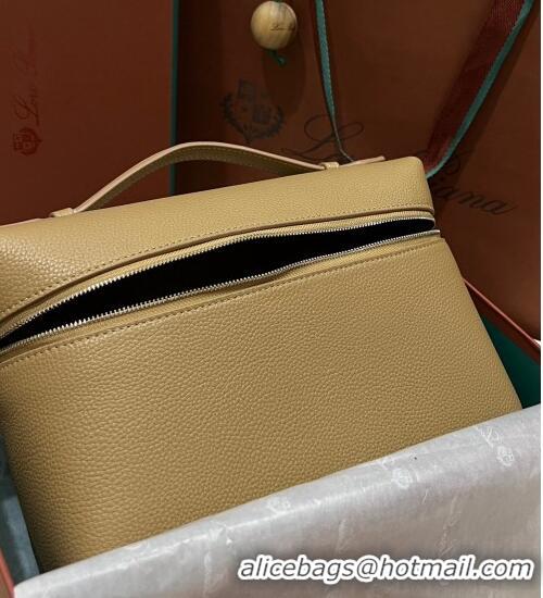 Low Cost Loro Piana Extra Pocket Pouch L27 in Calfskin LP5448 Apricot 2023