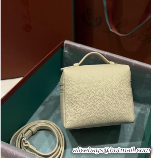 Unique Grade Loro Piana Extra Pocket L11.5 Pouch in Calfskin with Rabbit Charm LP5451 Beige 2023