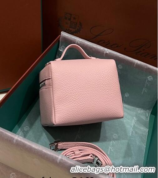 Top Quality Loro Piana Extra Pocket L11.5 Pouch in Calfskin with Rabbit Charm LP5455 Light Pink 2023