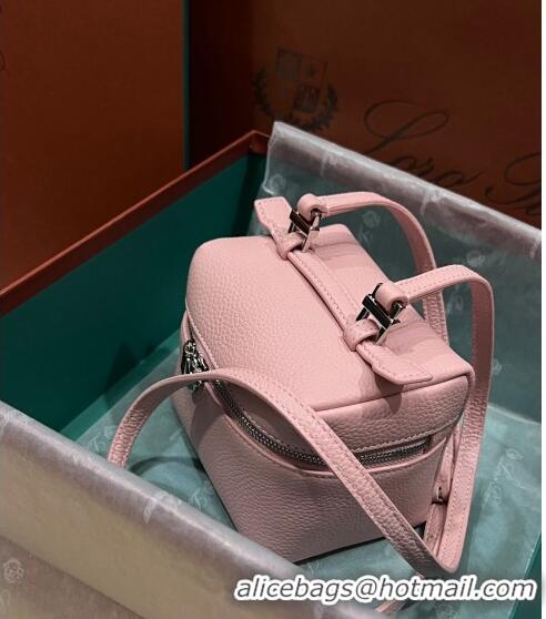 Top Quality Loro Piana Extra Pocket L11.5 Pouch in Calfskin with Rabbit Charm LP5455 Light Pink 2023