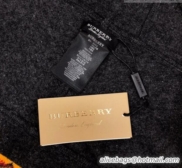 Discount Burberry Cashmere Cape 120x150cm 0822 Dark Grey 2023