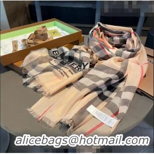 Big Discount Burberry Cashmere Scarf 110x200cm BU0822 2023